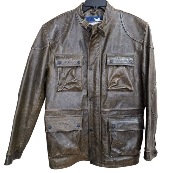 Wilsons M. Julian Mens M Dean Winchester Supernatural Leather Jacket Coat Moto - Picture 2 of 15